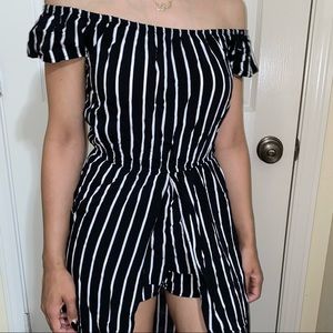 Cute Striped Dress w/ Slit
